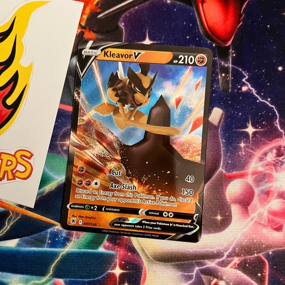 Pokemon | Other | Pokemon Kleavor V Card Astral Radiance | Poshmark